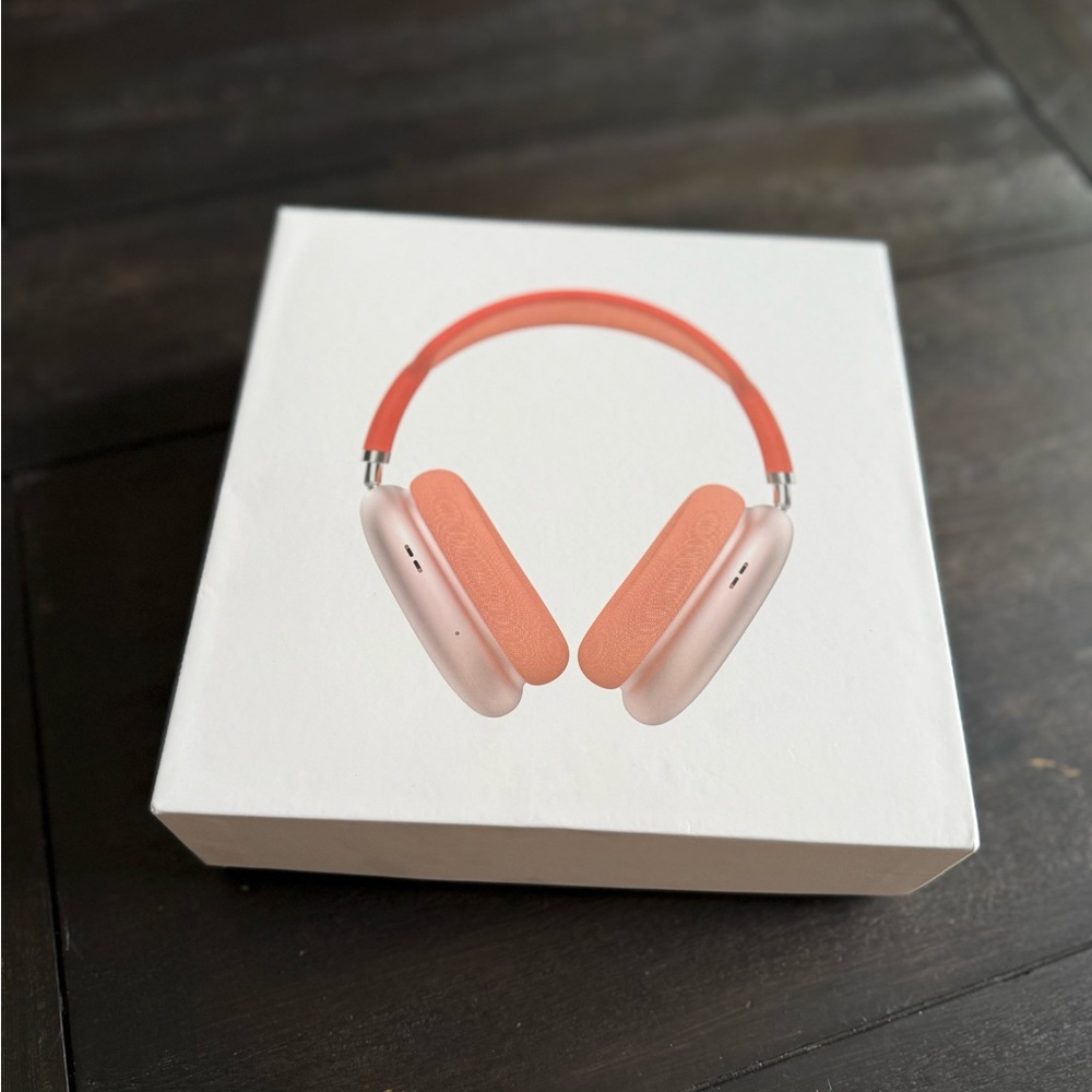 Wireless On-Ear Headphones - Coral and Silver